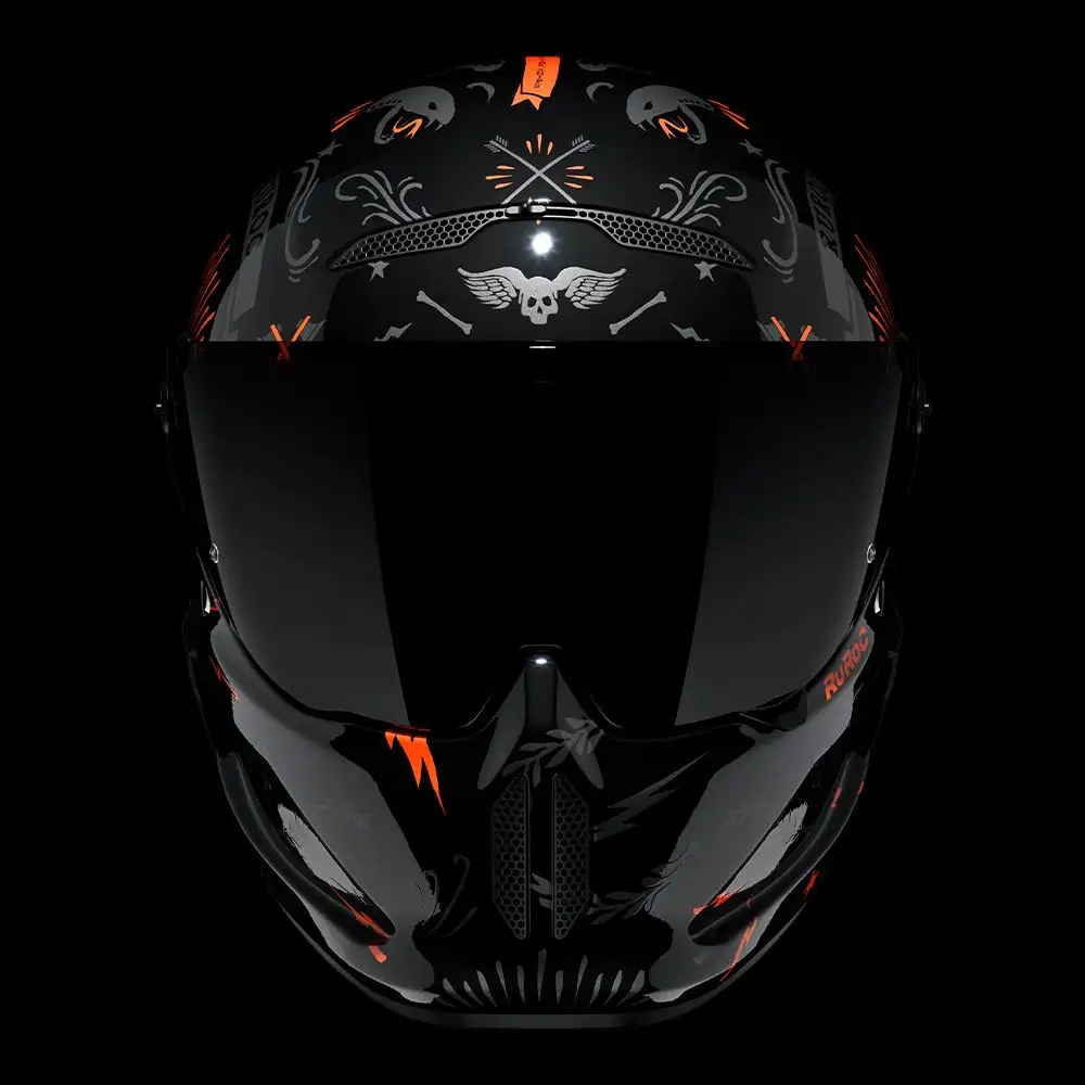 AT4.0 Carbon BlackBird helmet - front view