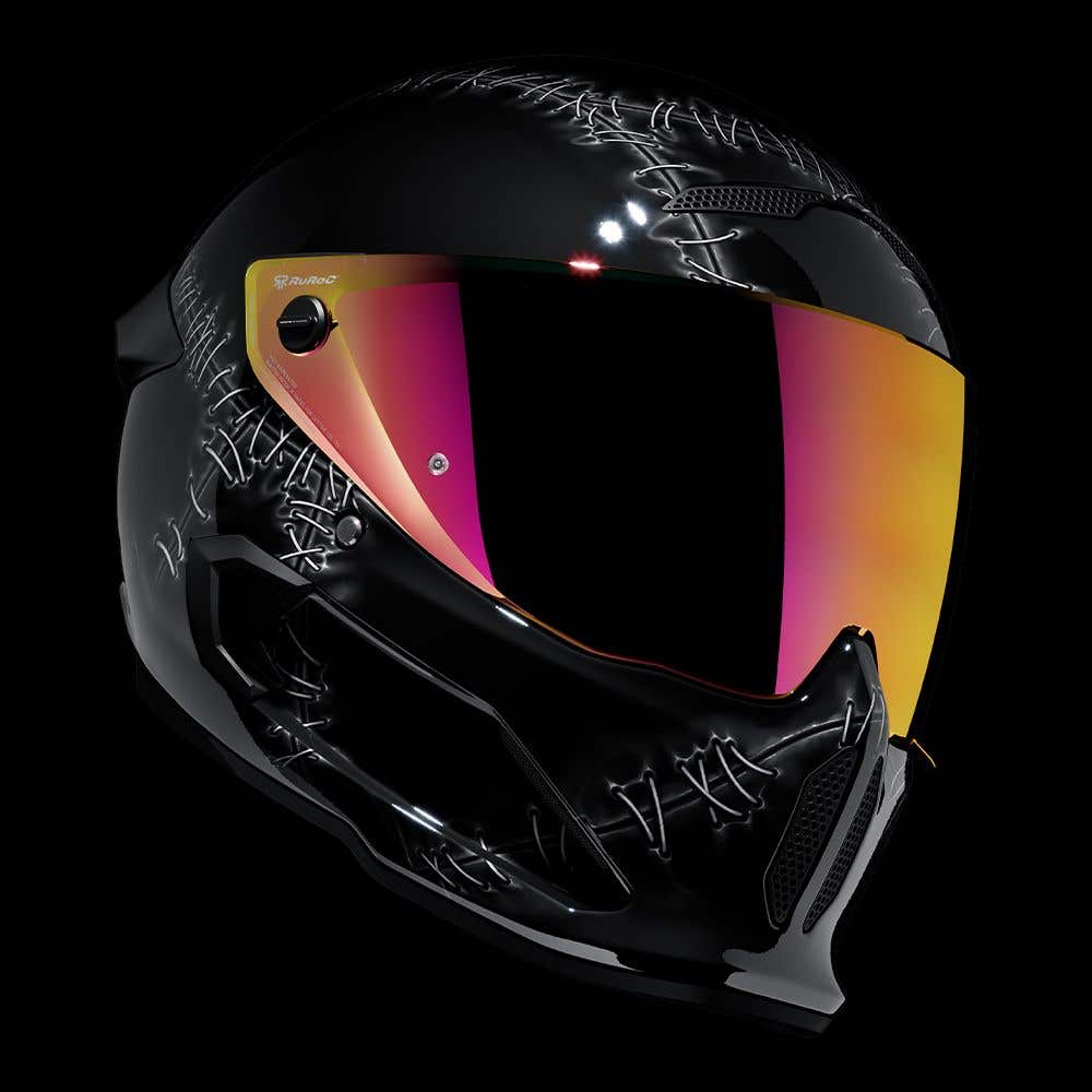 AT4.0 CARBON Catwoman | Full Face Bluetooth Motorcycle Helmets
