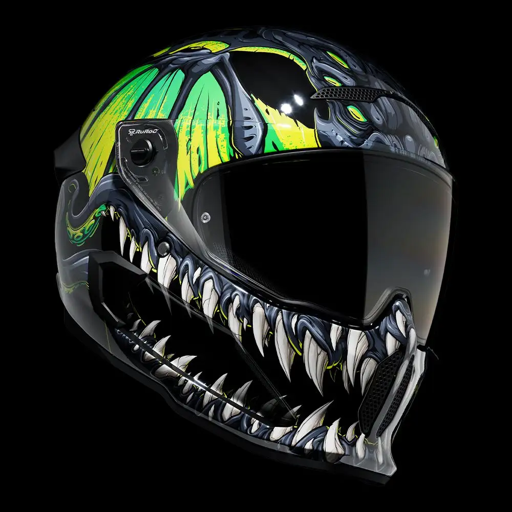 AT4.0 CARBON Cthulhu | Full Face Bluetooth Motorcycle Helmets