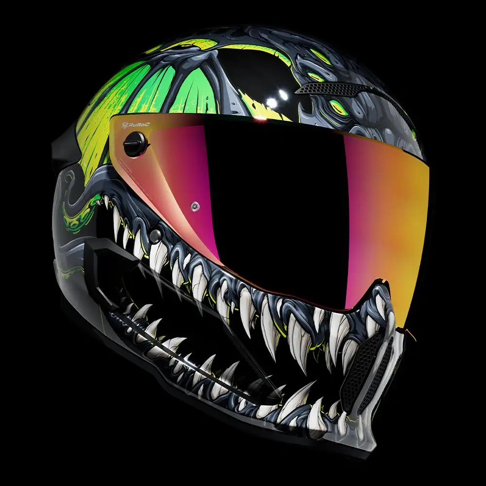 AT4.0 CARBON Cthulhu | Full Face Bluetooth Motorcycle Helmets