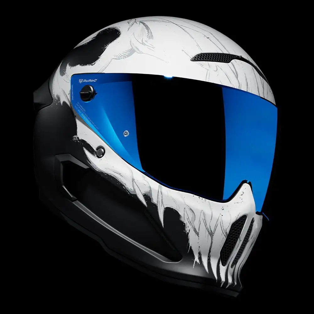 AT4.0 CARBON Darkside | Full Face Bluetooth Motorcycle Helmets