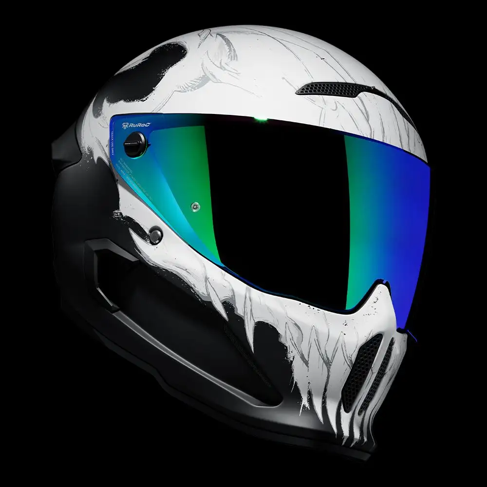 AT4.0 CARBON Darkside | Full Face Bluetooth Motorcycle Helmets
