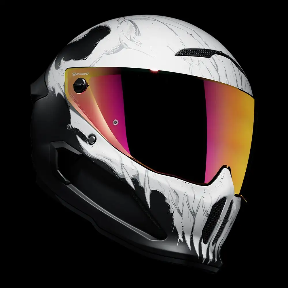 バイク ヘルメット ruroc AT4.0 CARBON Frenzy | Full Face Bluetooth Motorcycle Helmets