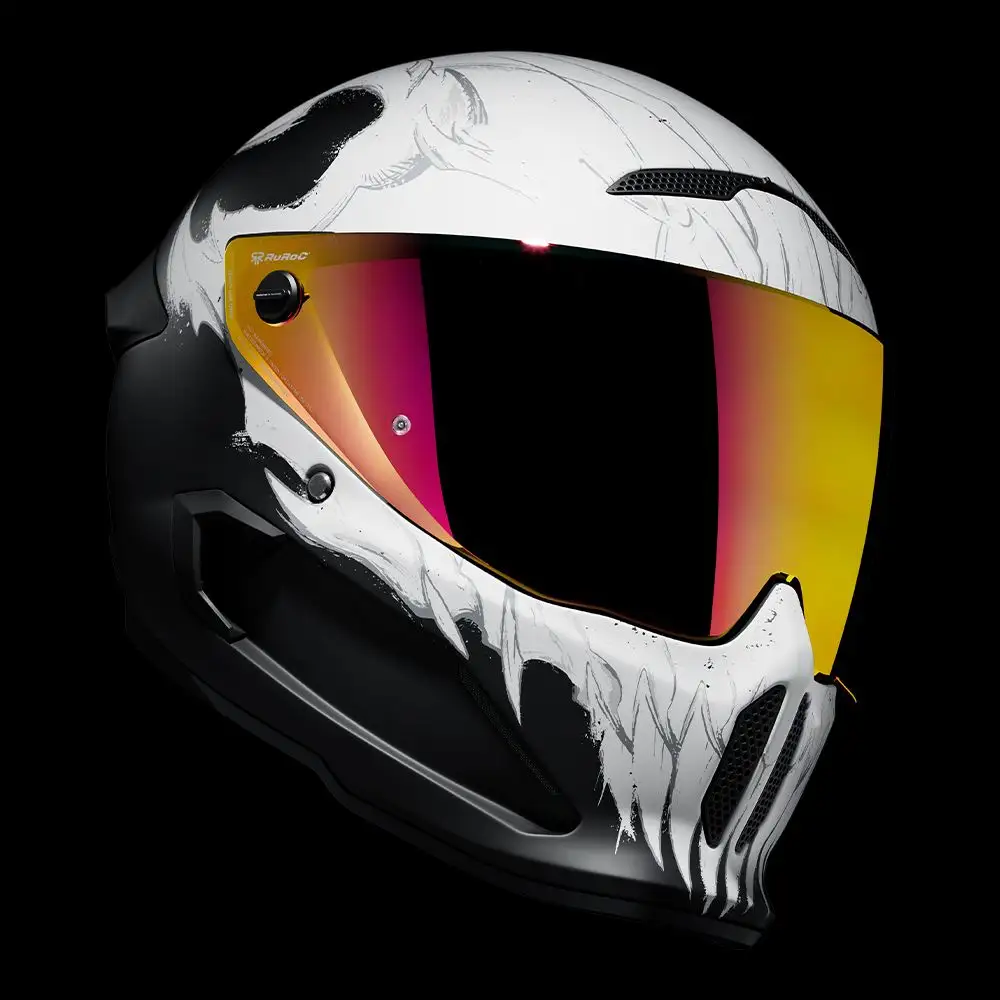 AT4.0 CARBON Darkside | Full Face Bluetooth Motorcycle Helmets