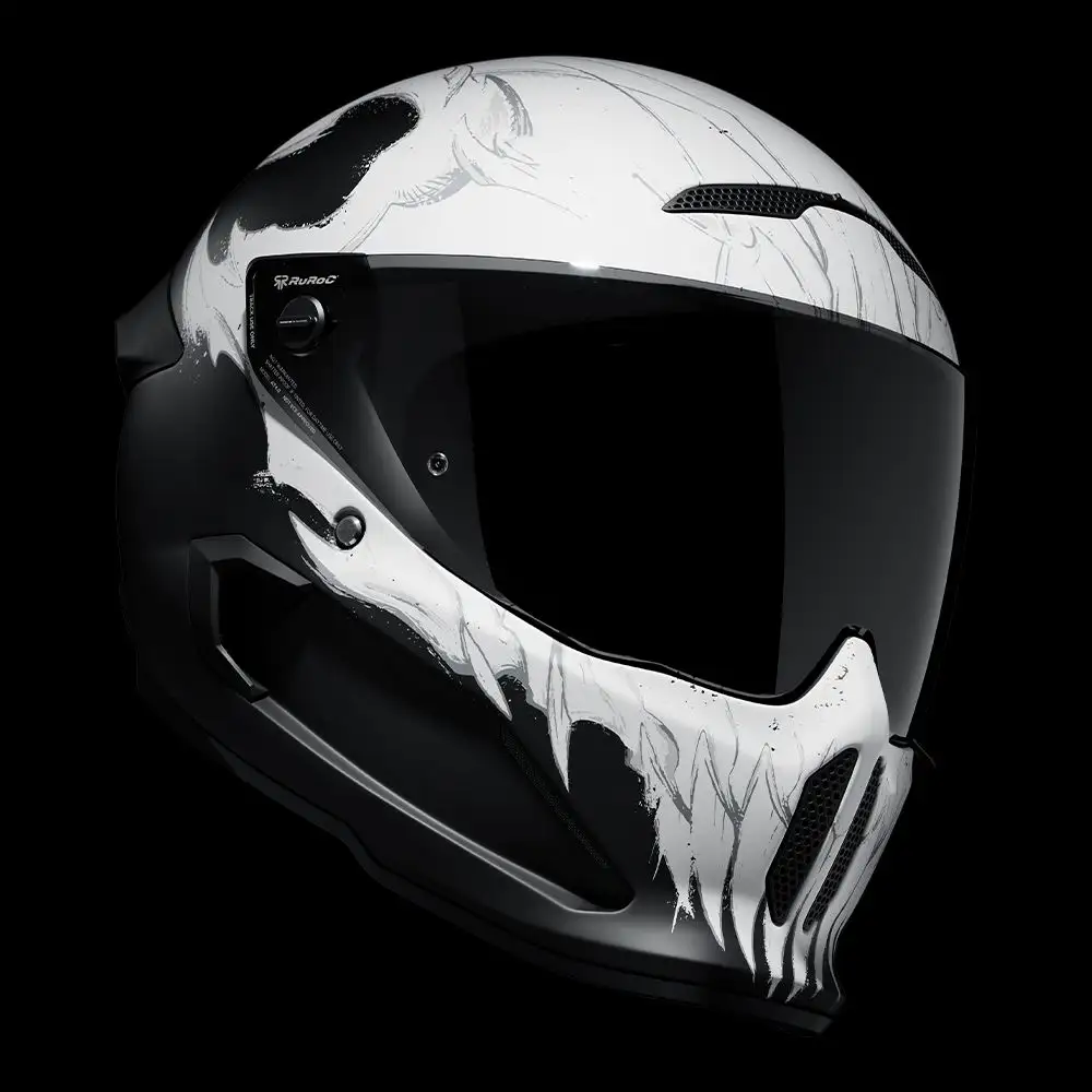 バイク ヘルメット ruroc AT4.0 CARBON Darkside | Full Face Bluetooth Motorcycle Helmets