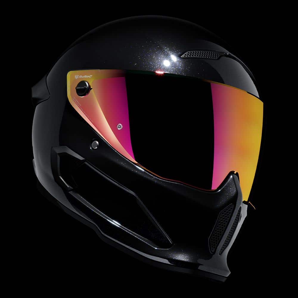 AT4.0 CARBON Eclipse | Full Face Bluetooth Motorcycle Helmets