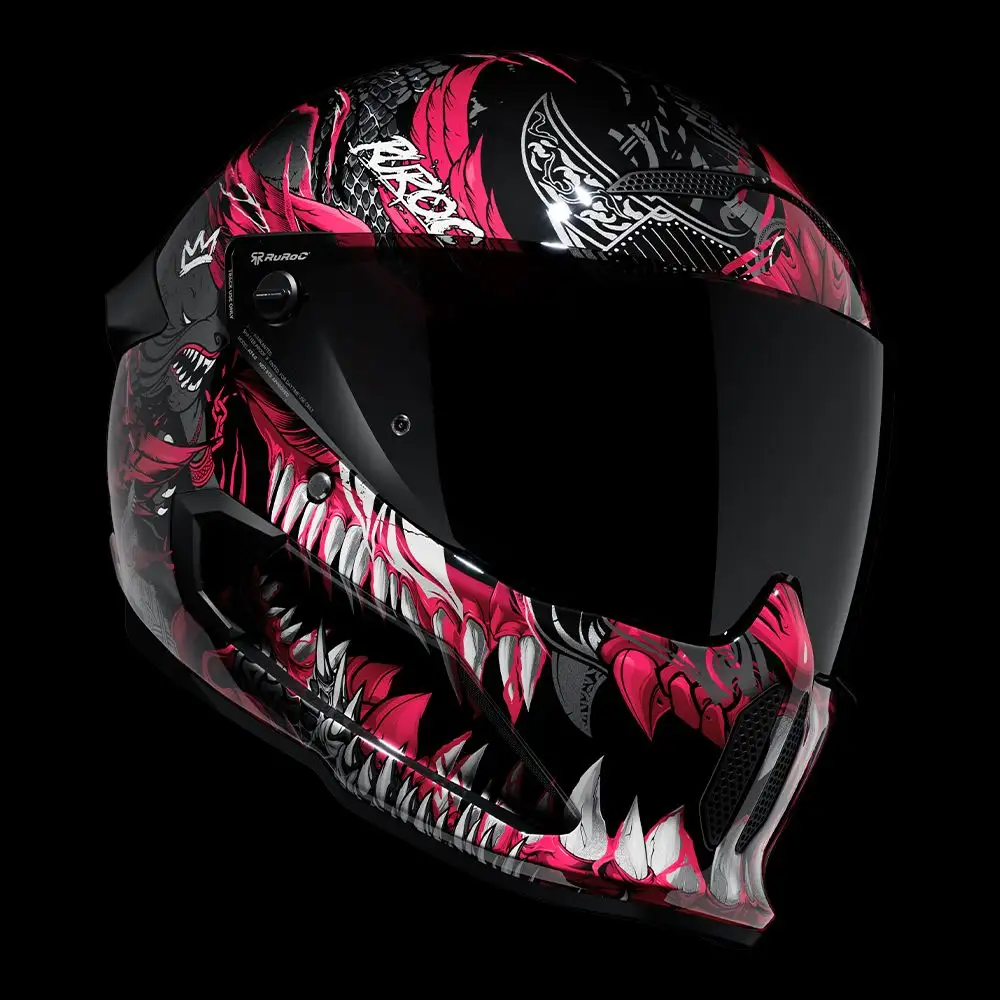 AT4.0 CARBON Fusion | Full Face Bluetooth Motorcycle Helmets