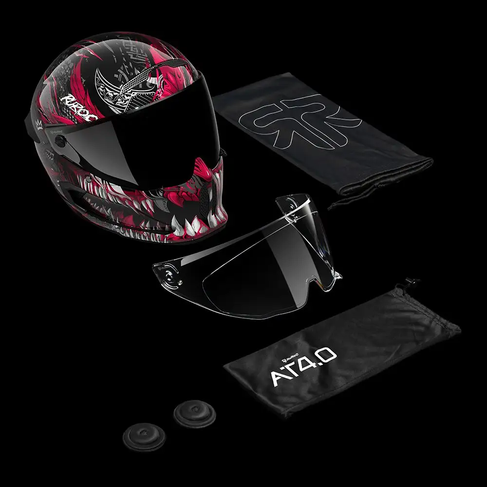 AT4.0 CARBON Fusion | Full Face Bluetooth Motorcycle Helmets