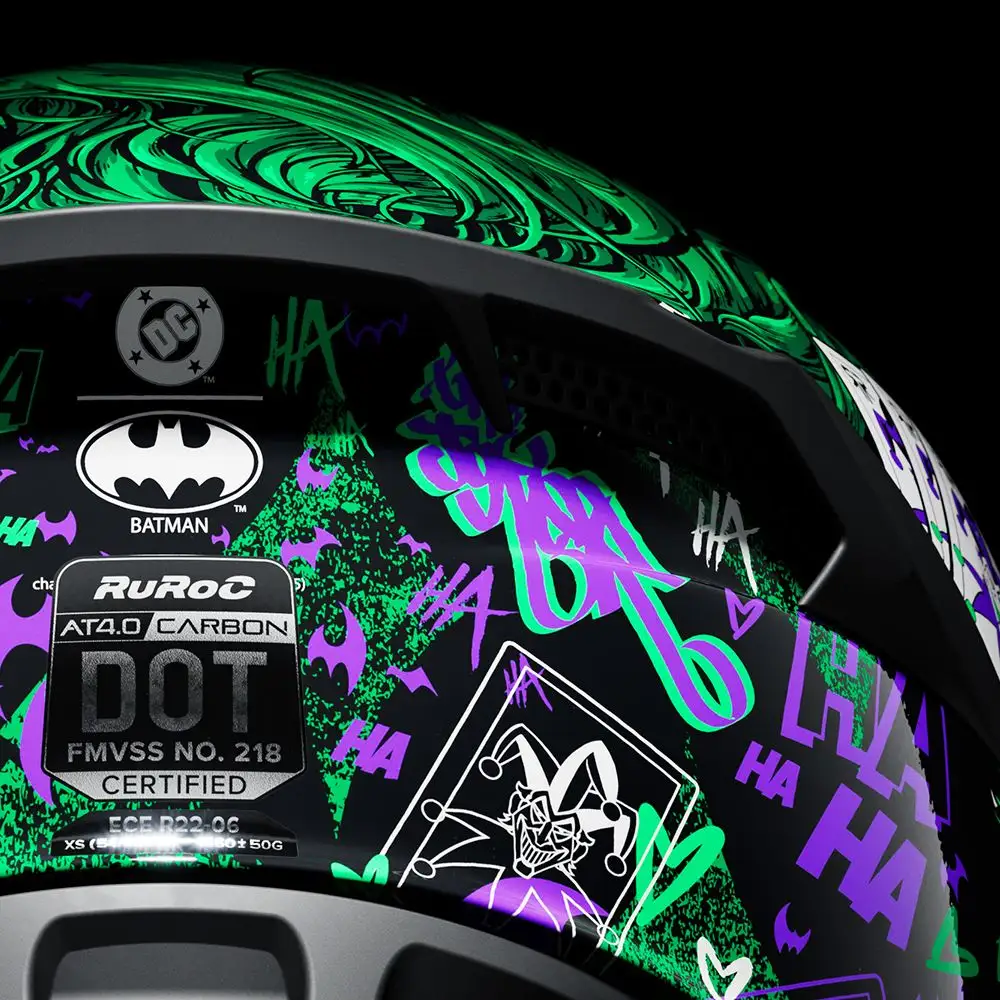 AT4.0 The Joker | Full Face Bluetooth Motorcycle Helmets | Ruroc (US)