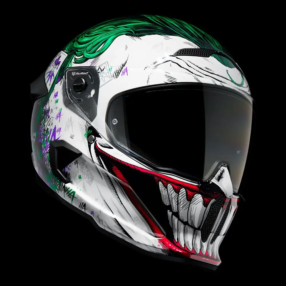 ruroc(ルーロック) ヘルメット AT4.0 The Joker | Full Face Bluetooth Motorcycle Helmets | Ruroc (US)