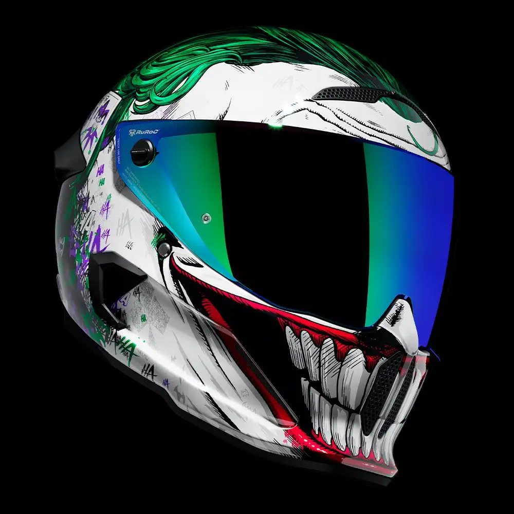 AT4.0 The Joker | Full Face Bluetooth Motorcycle Helmets | Ruroc (US)