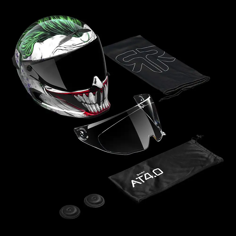 AT4.0 The Joker | Full Face Bluetooth Motorcycle Helmets | Ruroc