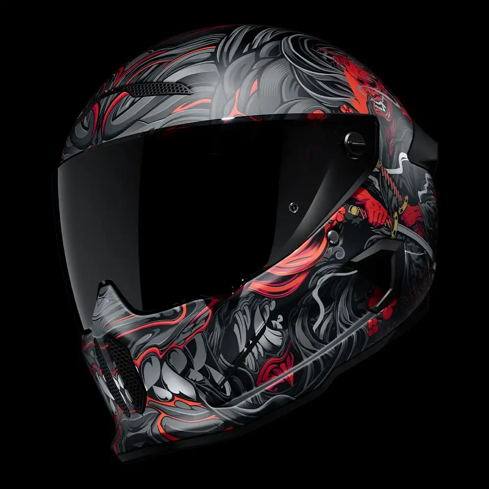 AT4.0 Carbon Oni helmet - front three-quarter left view