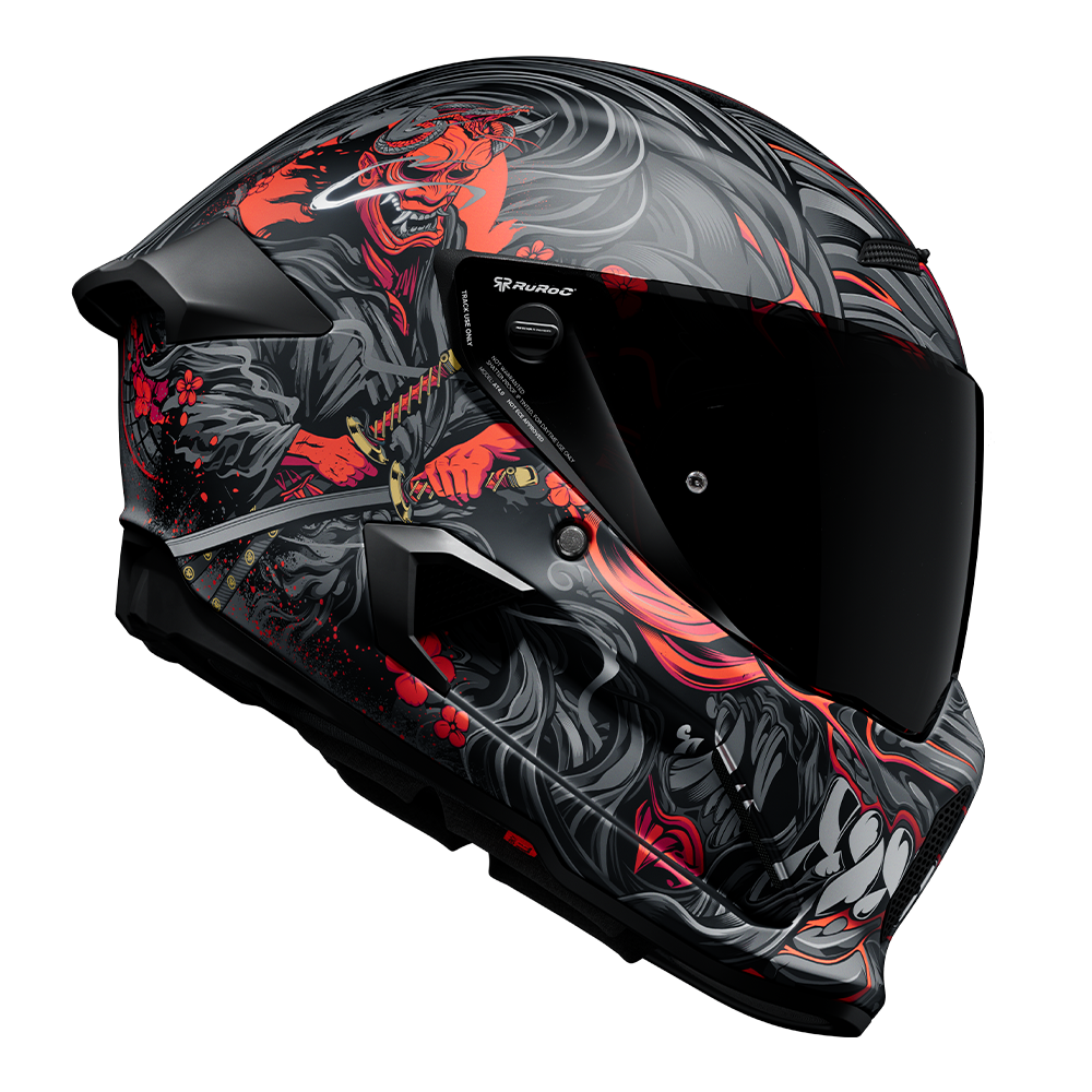 AT4.0 CARBON ONI | Full Face Bluetooth Motorcycle Helmets | Ruroc (US)