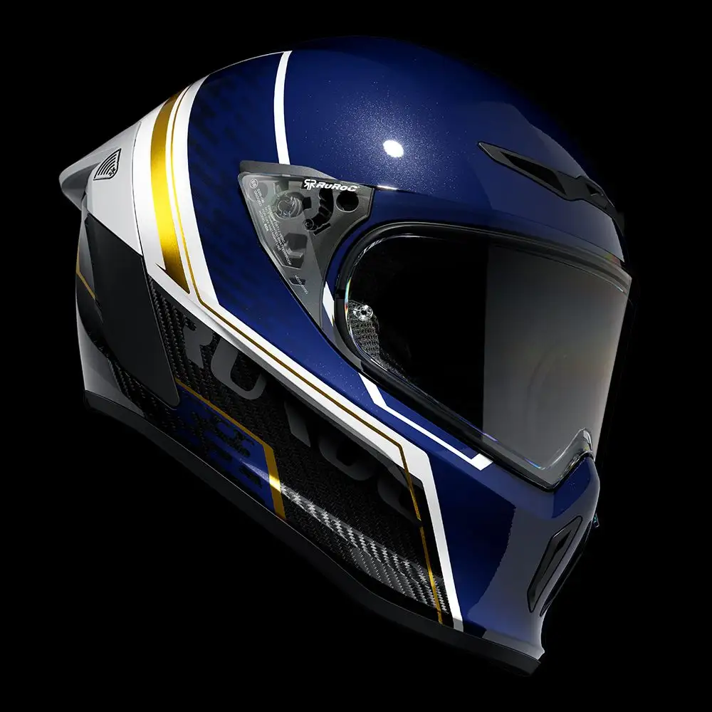 EOX 2.0 Regalia | Full Face Bluetooth Motorcycle Helmets | Ruroc (US)