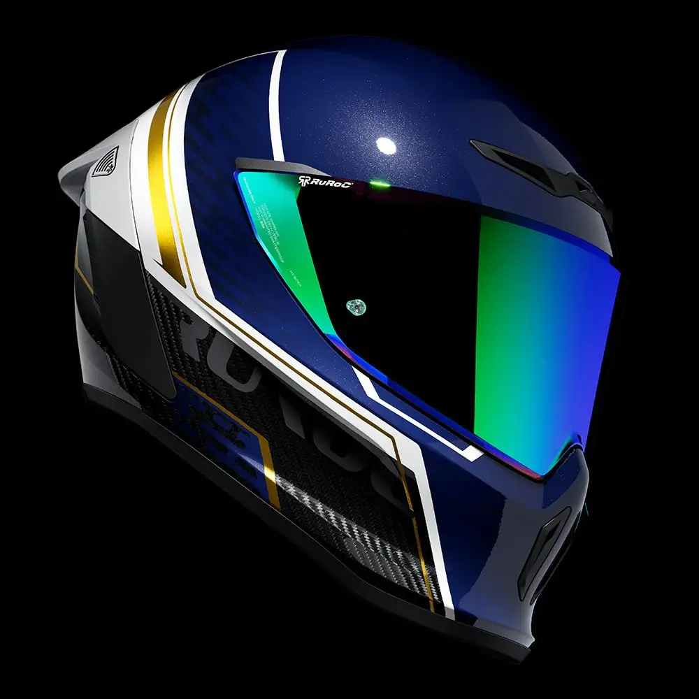 EOX 2.0 Regalia | Full Face Bluetooth Motorcycle Helmets | Ruroc (US)