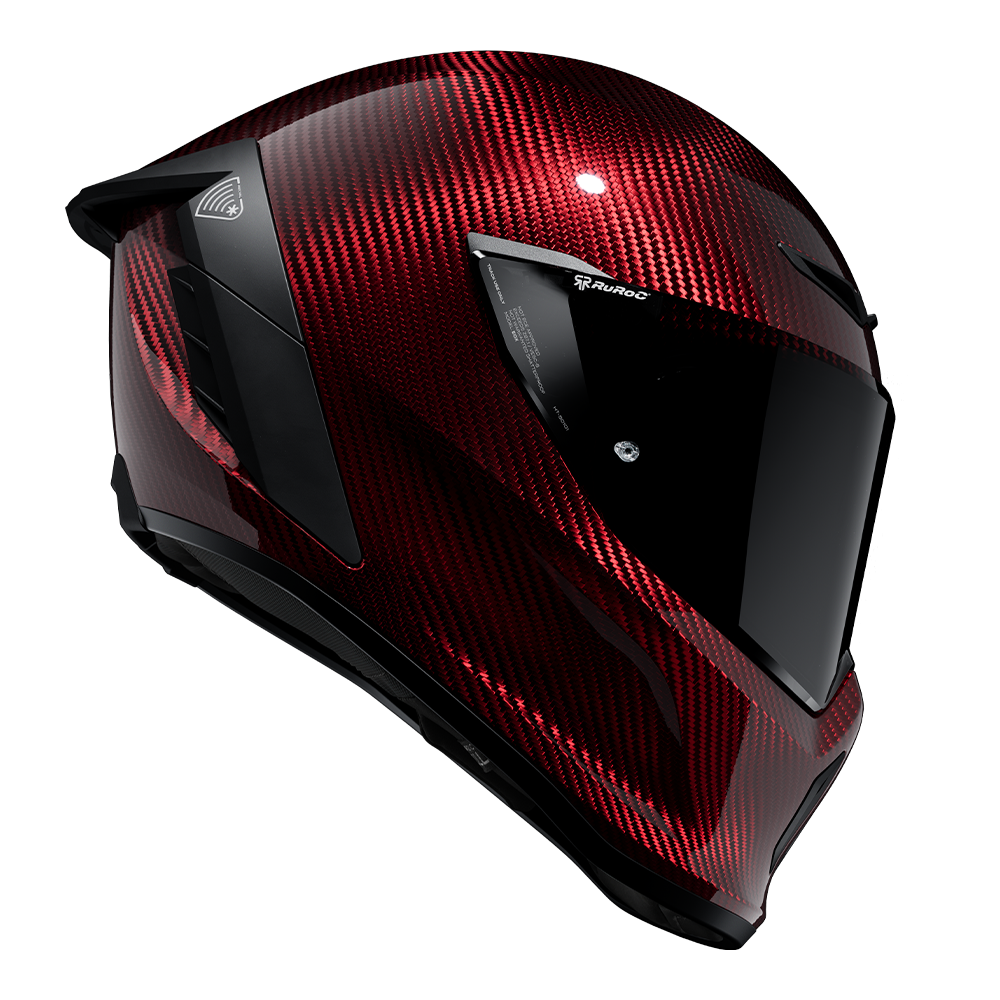 EOX 2.0 Ruby | Full Face Bluetooth Motorcycle Helmets | Ruroc (US)