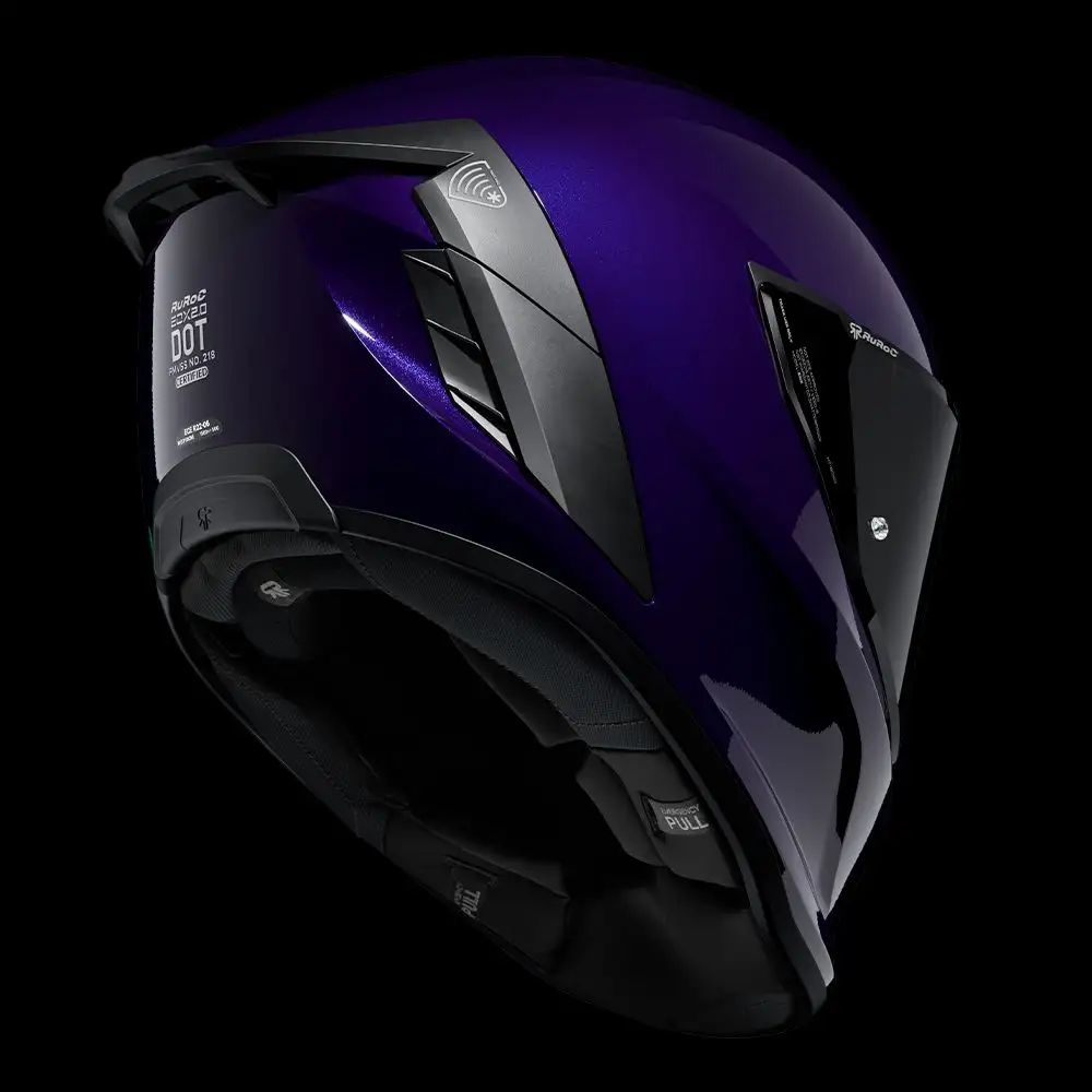 EOX 2.0 Abyss helmet - rear three-quarter right view