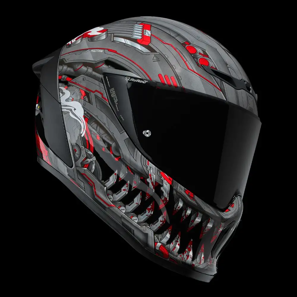 Buzzsaw | Full Face Bluetooth Motorcycle Helmets | Ruroc