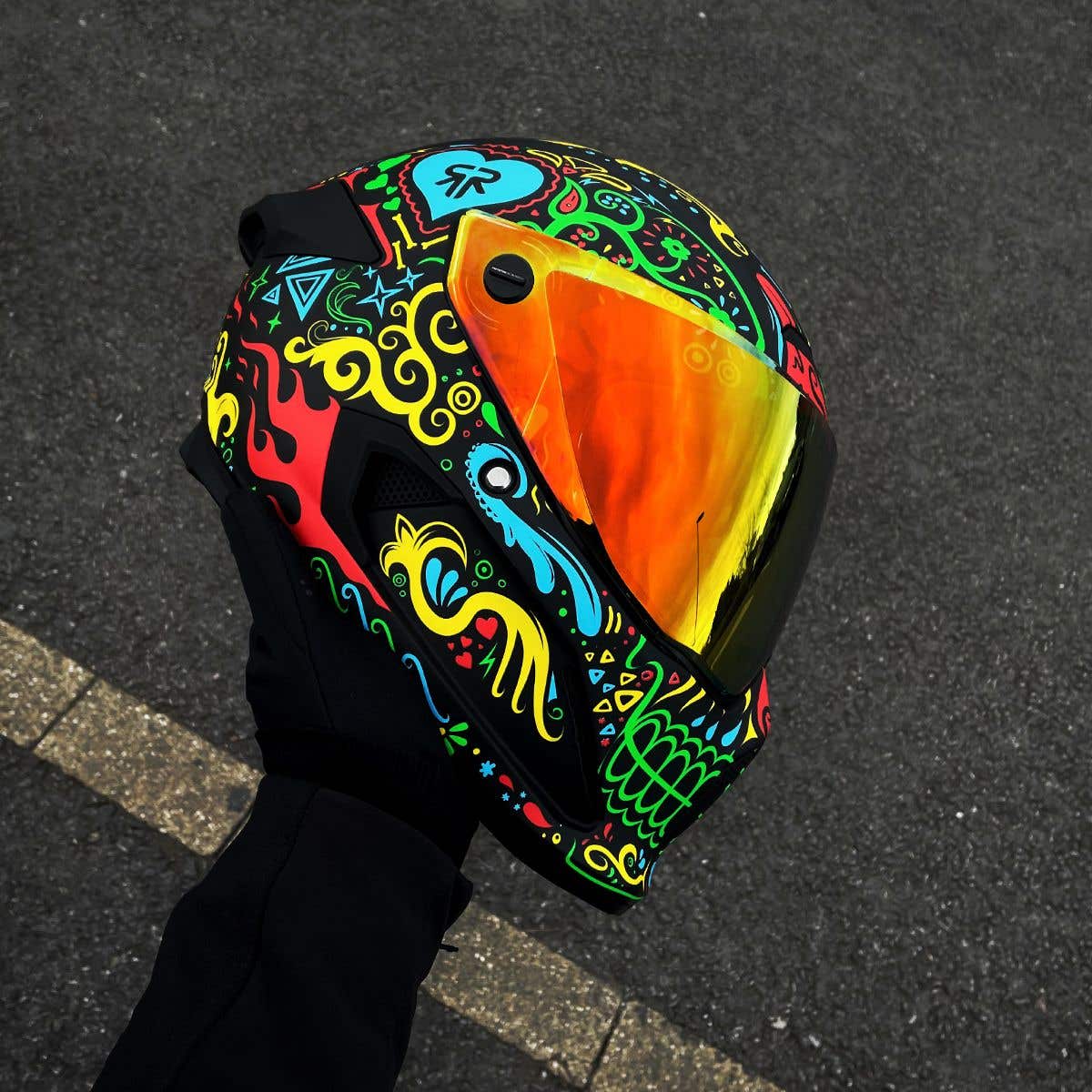 AT3.0 Cinco de Madness | Full Face Motorcycle Helmet | Protection