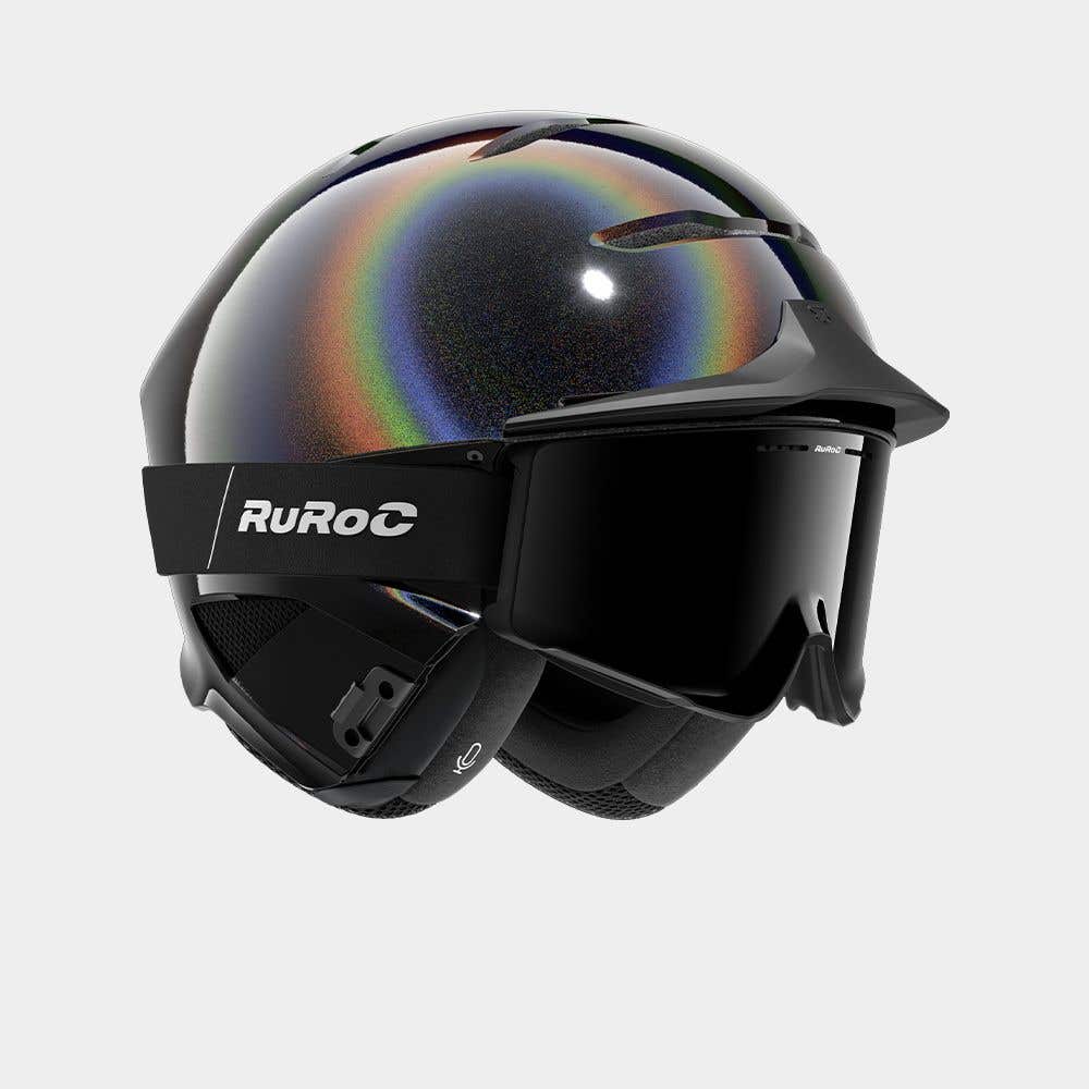 Ruroc スノーボード・スキー用ヘルメット M フルセット RG2 Black Pearl Snow Helmet | Full-Face Ski & Snowboard Helmet