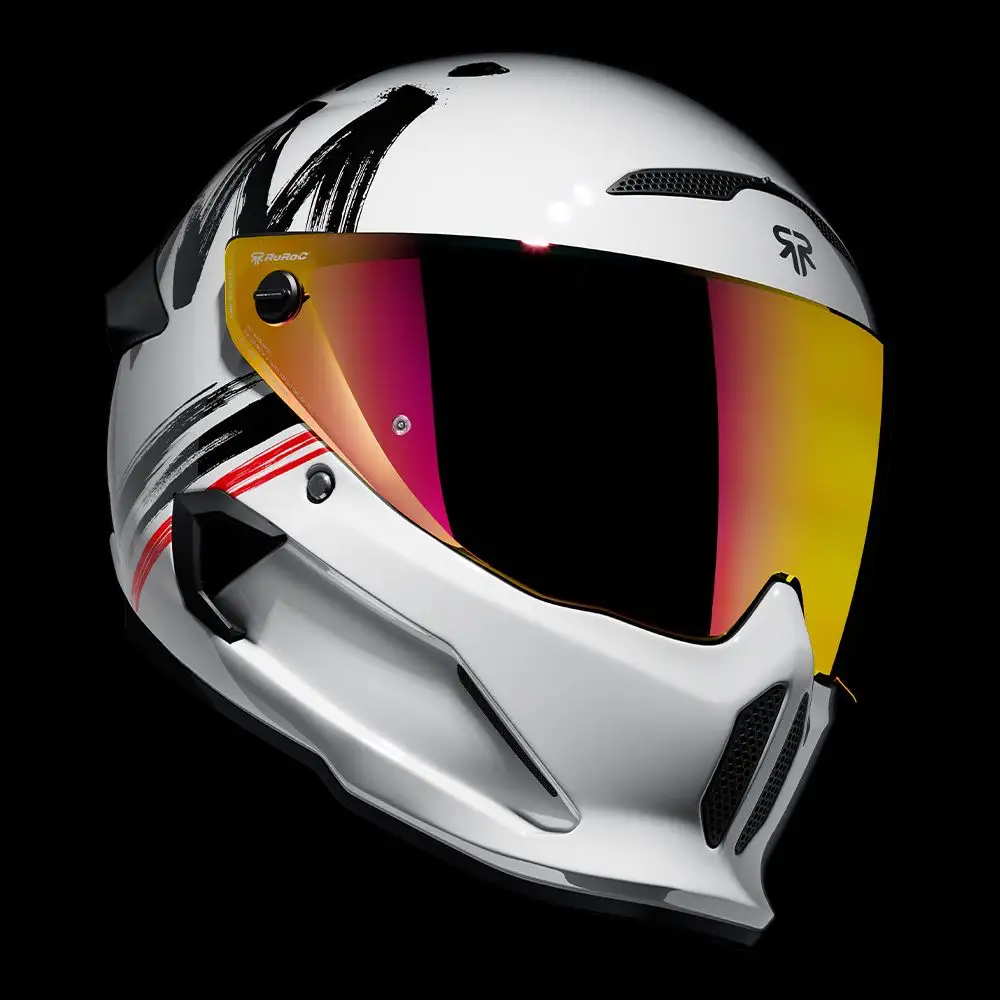 【値引き中】RUROC ルーロック カルド　2nd Helmet Kit装着済み AT4.0 STREET Kings | Full Face Bluetooth Motorcycle Helmets