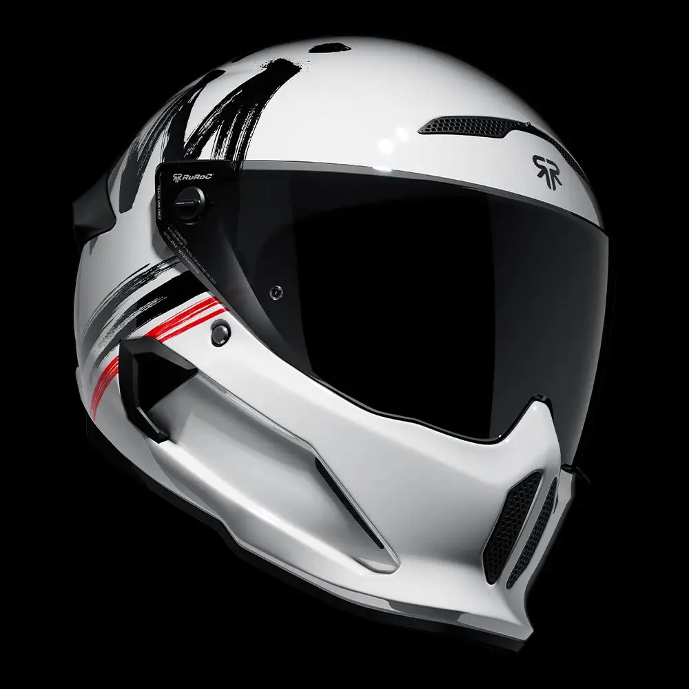 【値引き中】RUROC ルーロック カルド　2nd Helmet Kit装着済み AT4.0 STREET Kings | Full Face Bluetooth Motorcycle Helmets