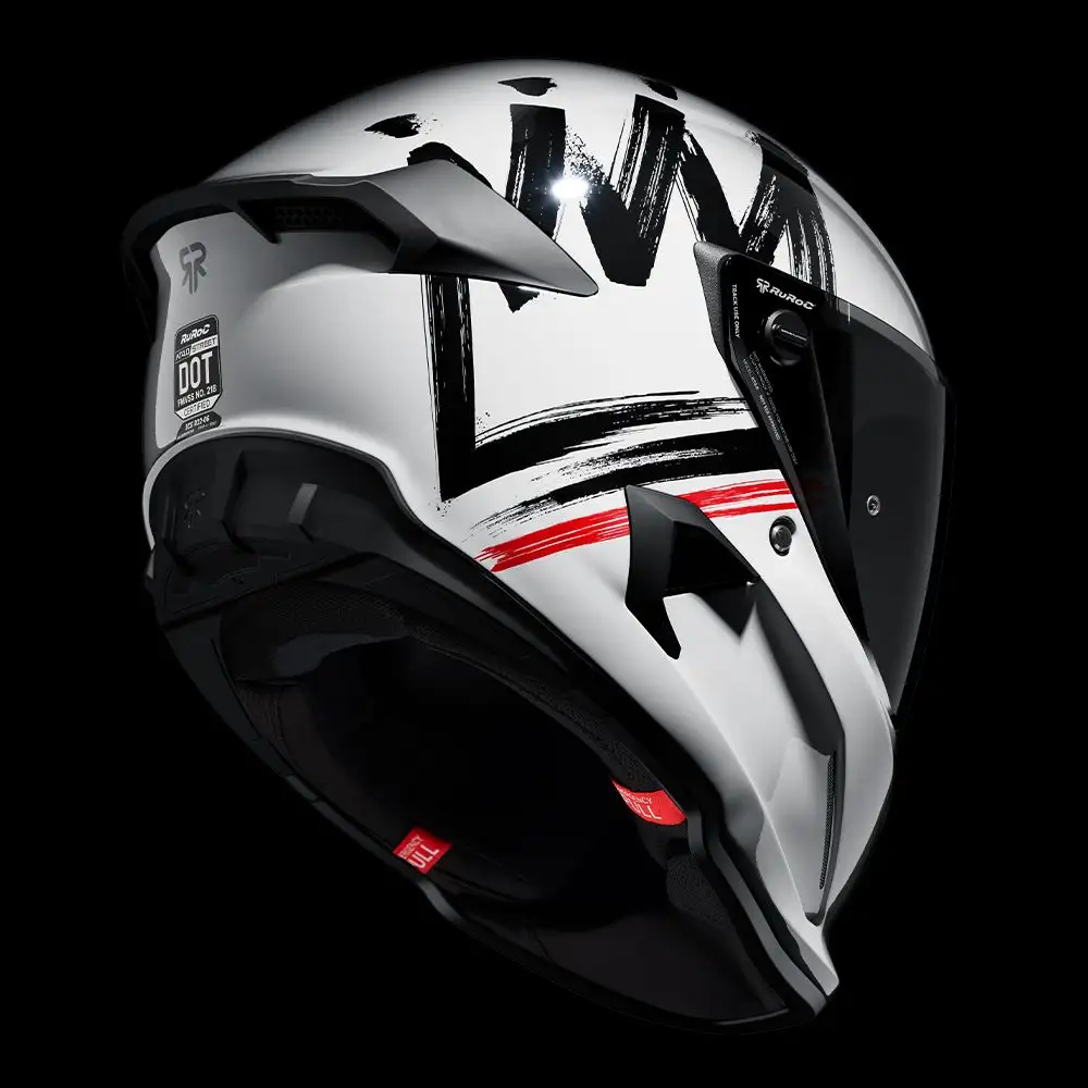 AT4.0 Street Kings helmet - rear three-quarter right view