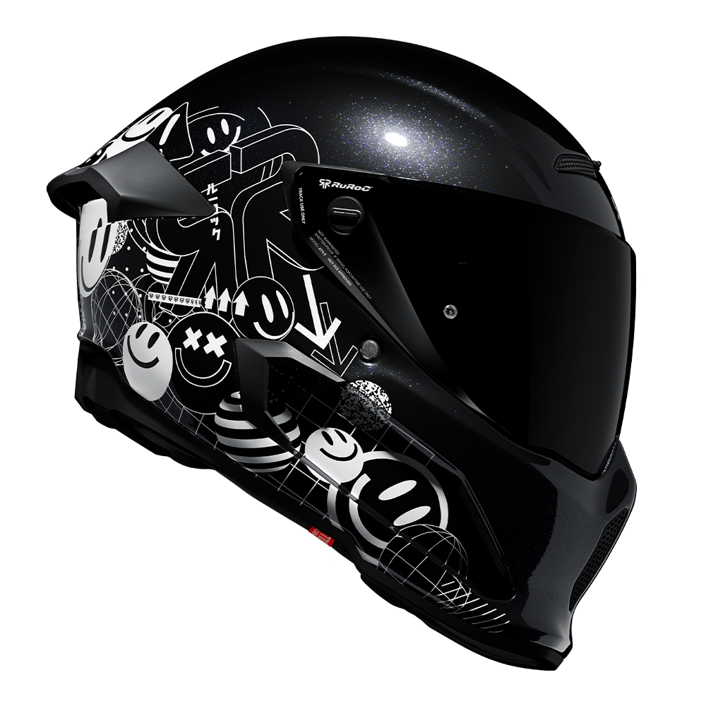 AT4.0 STREET Rush | Full Face Bluetooth Motorcycle Helmets | Ruroc