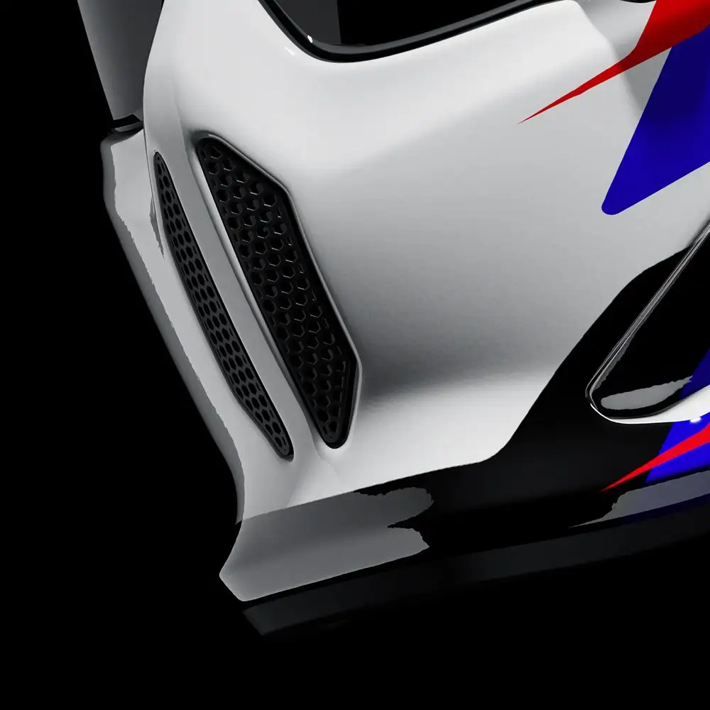chin guard and visor mechanism on the Ruroc AT4.0 Track Blitz