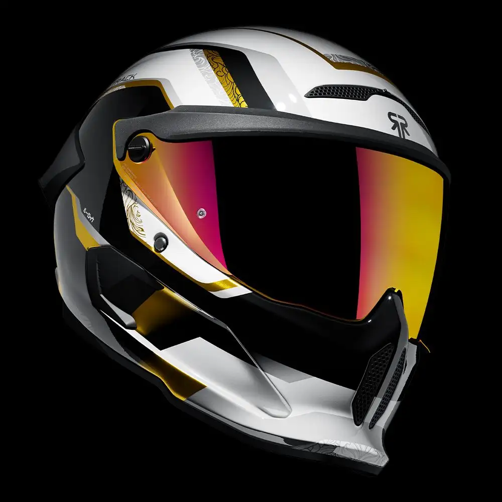 AT4.0 TRACK Cobra | Full Face Bluetooth Motorcycle Helmets | Ruroc