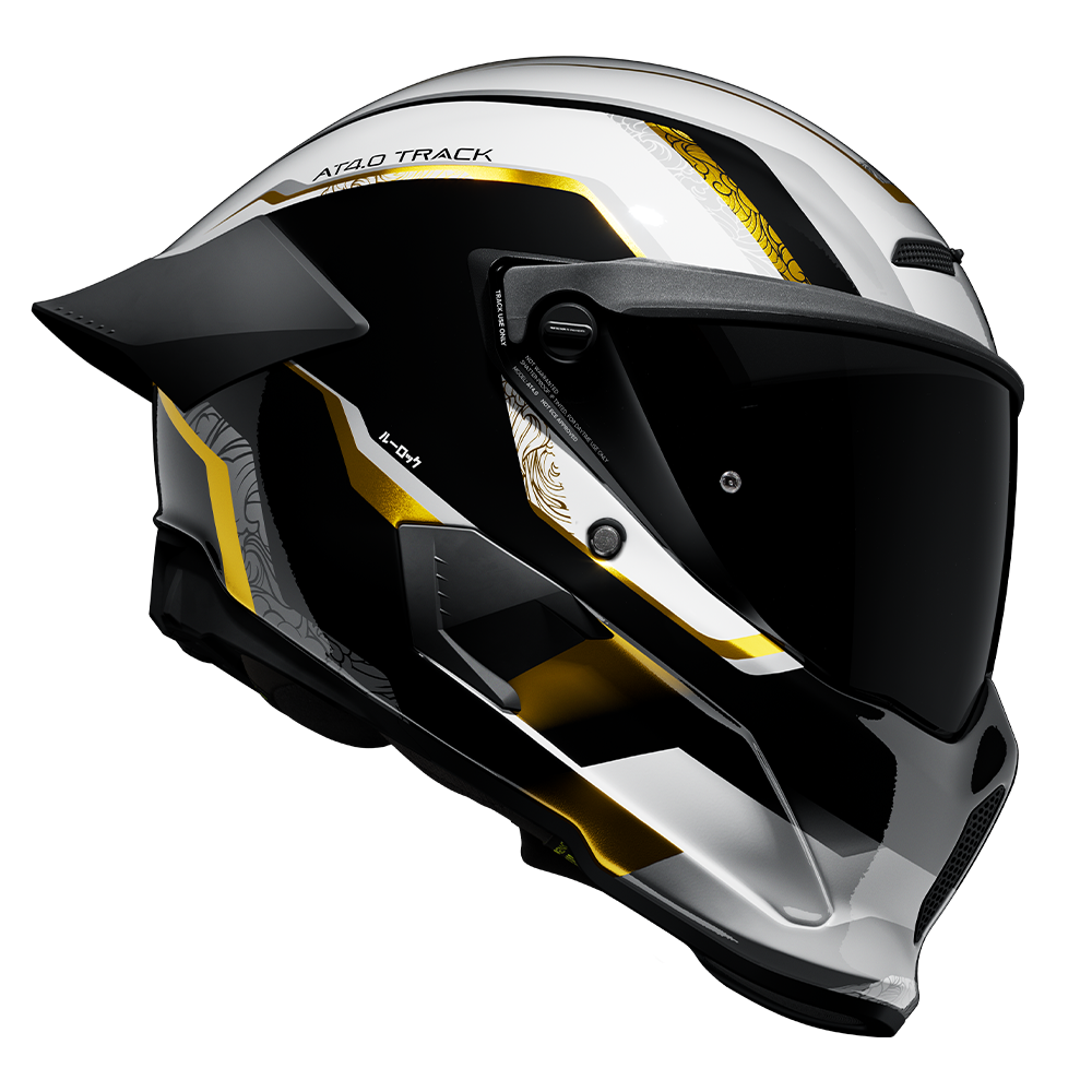 AT4.0 TRACK Cobra | Full Face Bluetooth Motorcycle Helmets | Ruroc