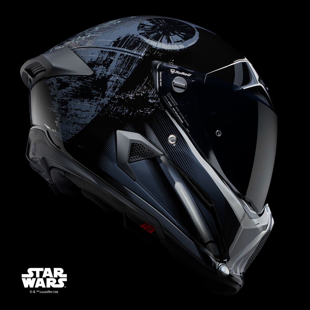 ATLAS 4.0 CARBON Darth Vader - Motorcycle Helmet - Ruroc