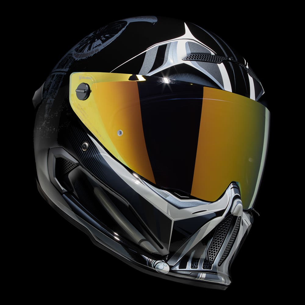 ATLAS 4.0 CARBON Darth Vader - Motorcycle Helmet - Ruroc