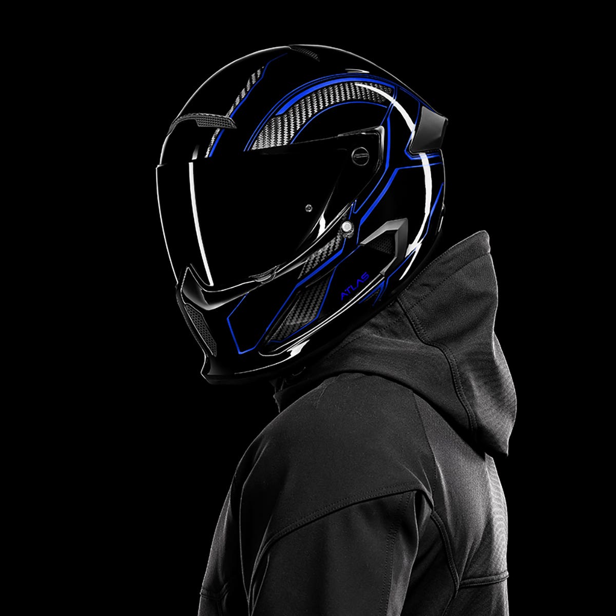 Atlas 3.0 Helmet - Carbonized Ice