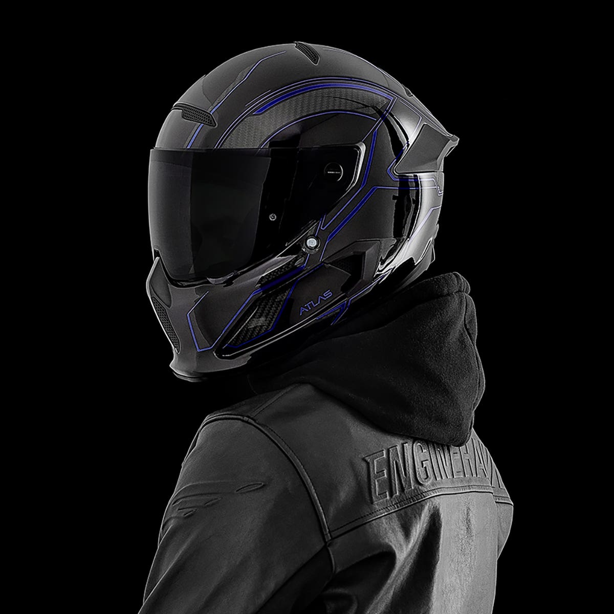 Atlas 3.0 Helmet - Carbonized Ice <blemished>