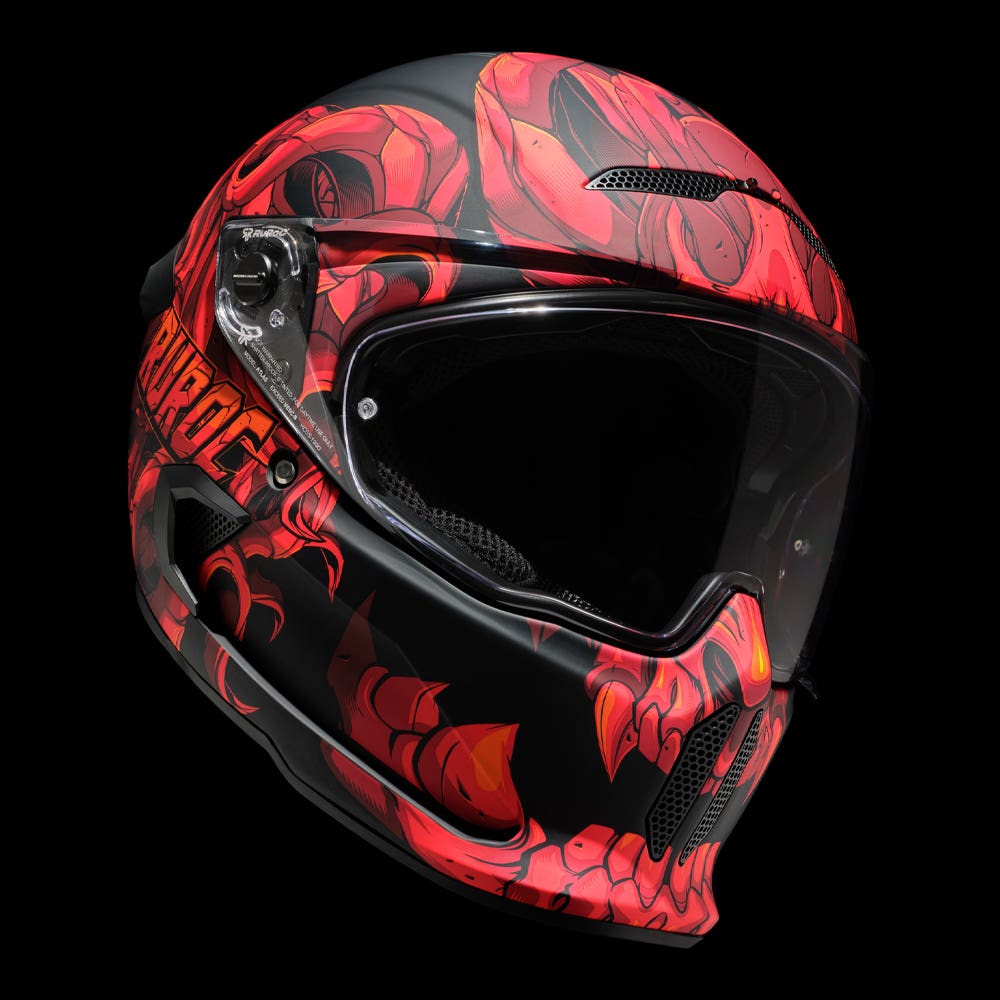 ATLAS 4.0 STREET - El Diablo - Motorcycle Helmet - Ruroc