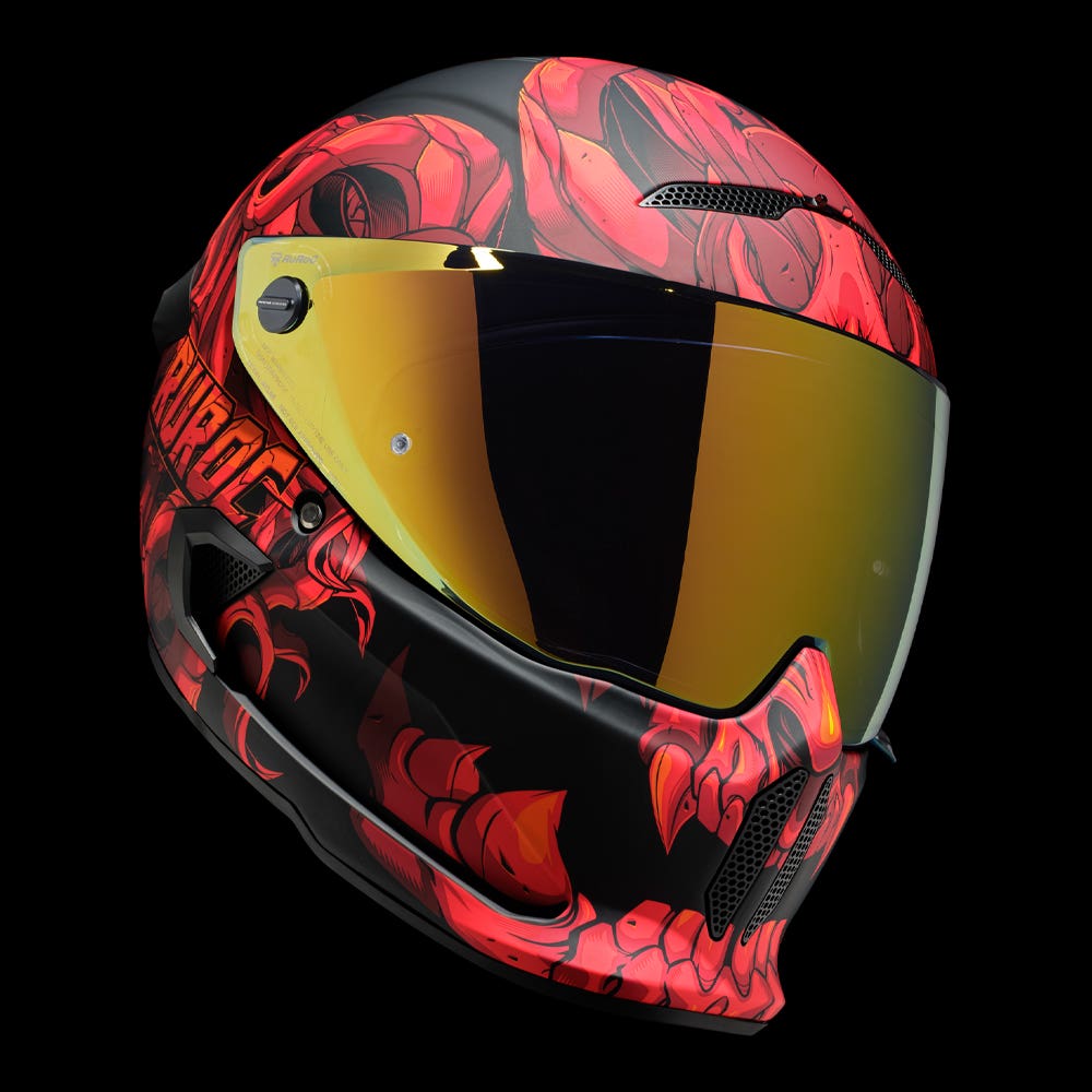 ATLAS 4.0 STREET - El Diablo - Motorcycle Helmet - Ruroc