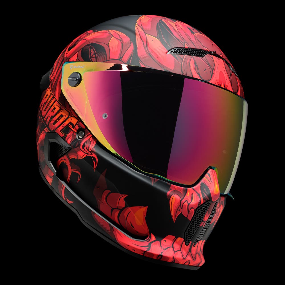 ATLAS 4.0 STREET - El Diablo - Motorcycle Helmet - Ruroc