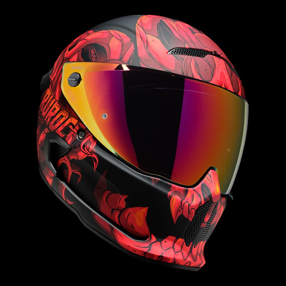 ATLAS 4.0 STREET - El Diablo - Motorcycle Helmet - Ruroc
