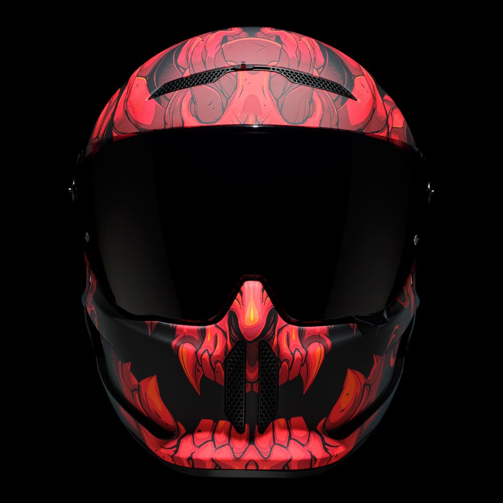 ATLAS 4.0 STREET - El Diablo - Motorcycle Helmet - Ruroc