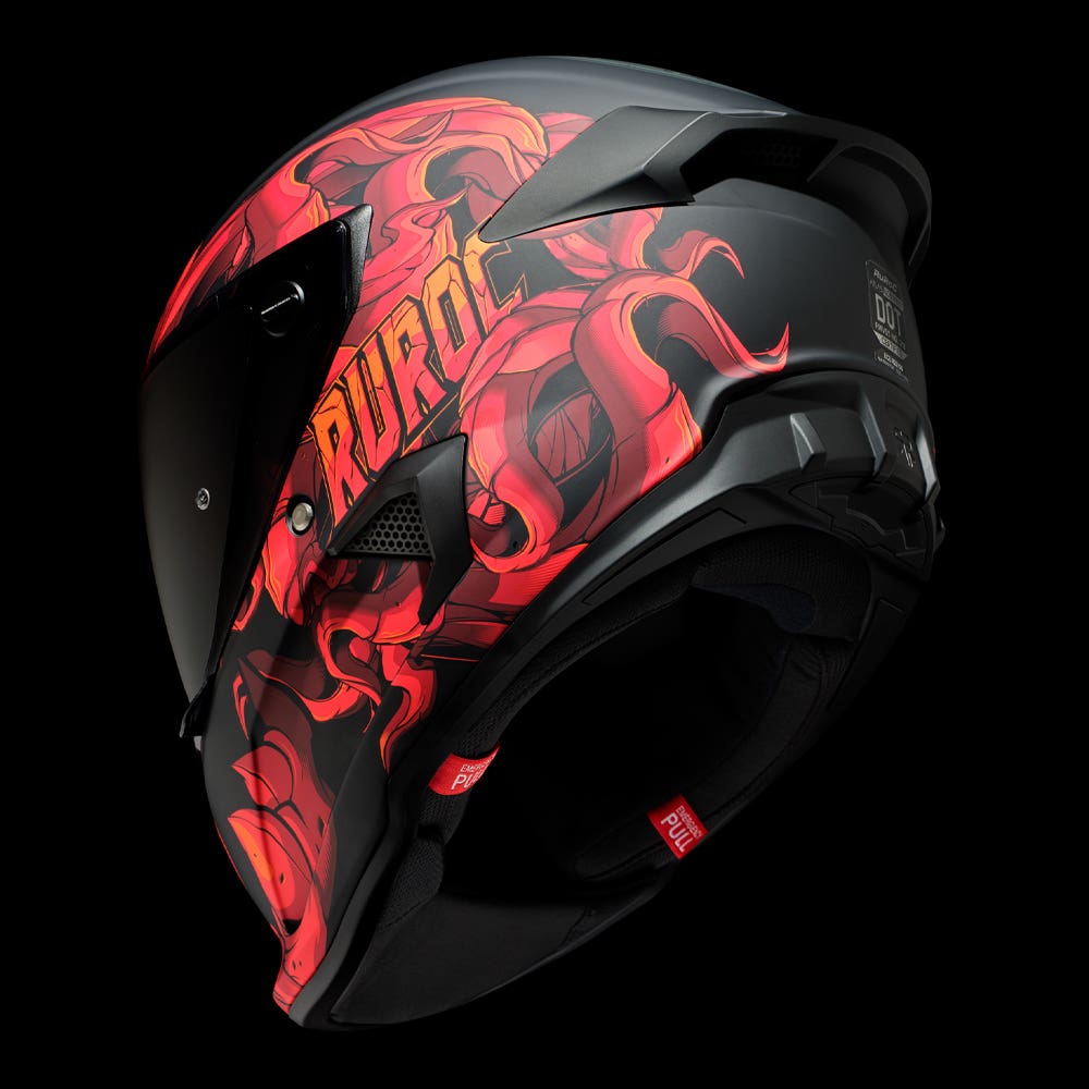 ATLAS 4.0 STREET - El Diablo - Motorcycle Helmet - Ruroc