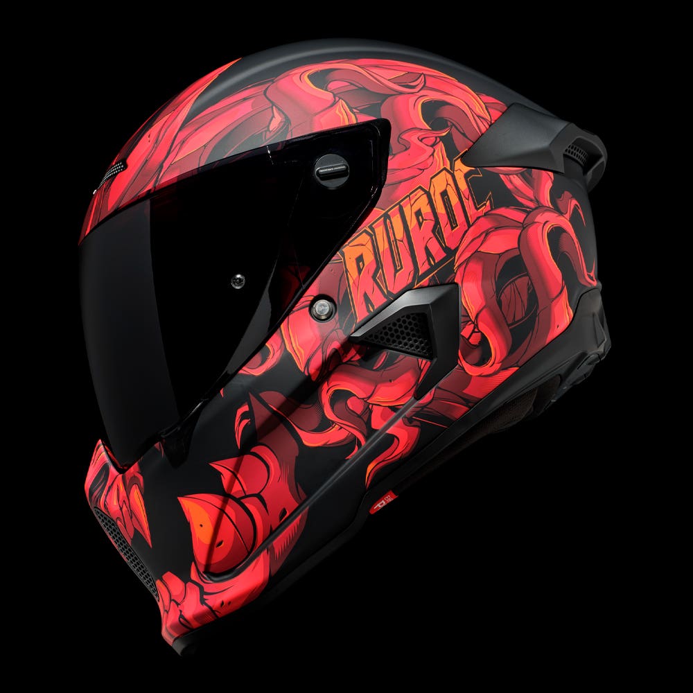 ATLAS 4.0 STREET - El Diablo - Motorcycle Helmet - Ruroc