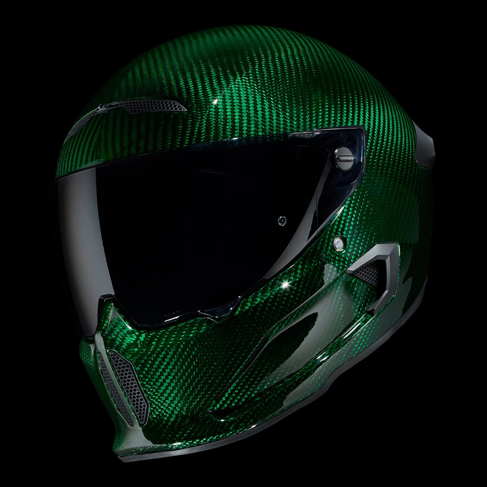 ATLAS 4.0 Emerald Carbon - Motorcycle Helmet - Ruroc