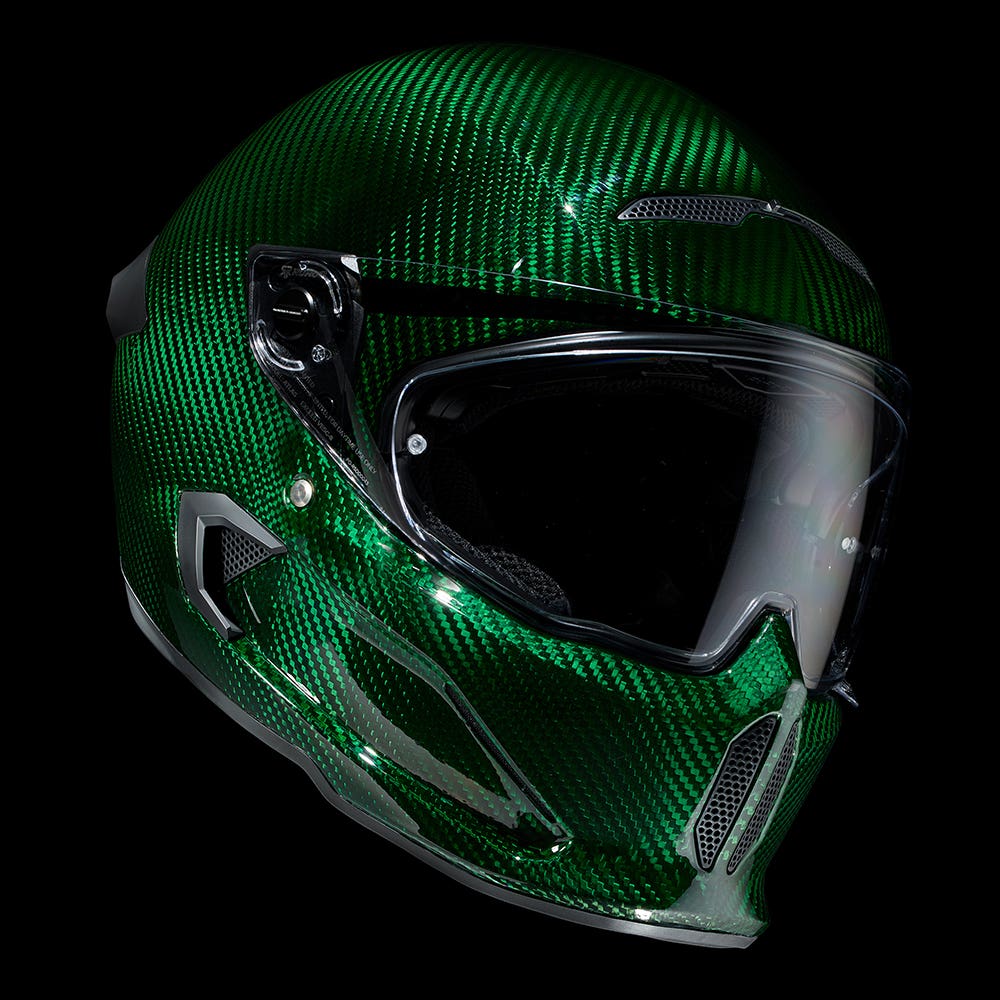 ATLAS 4.0 Emerald Carbon - Motorcycle Helmet - Ruroc
