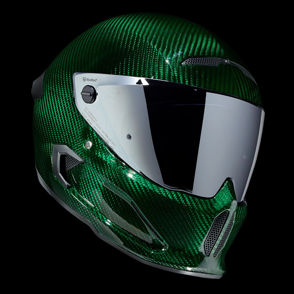ATLAS 4.0 Emerald Carbon - Motorcycle Helmet - Ruroc