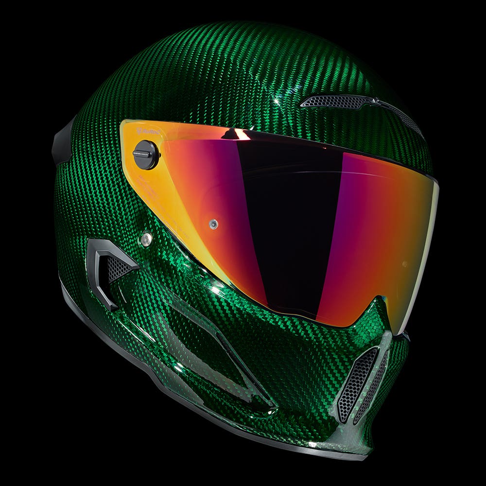 ATLAS 4.0 Emerald Carbon - Motorcycle Helmet - Ruroc