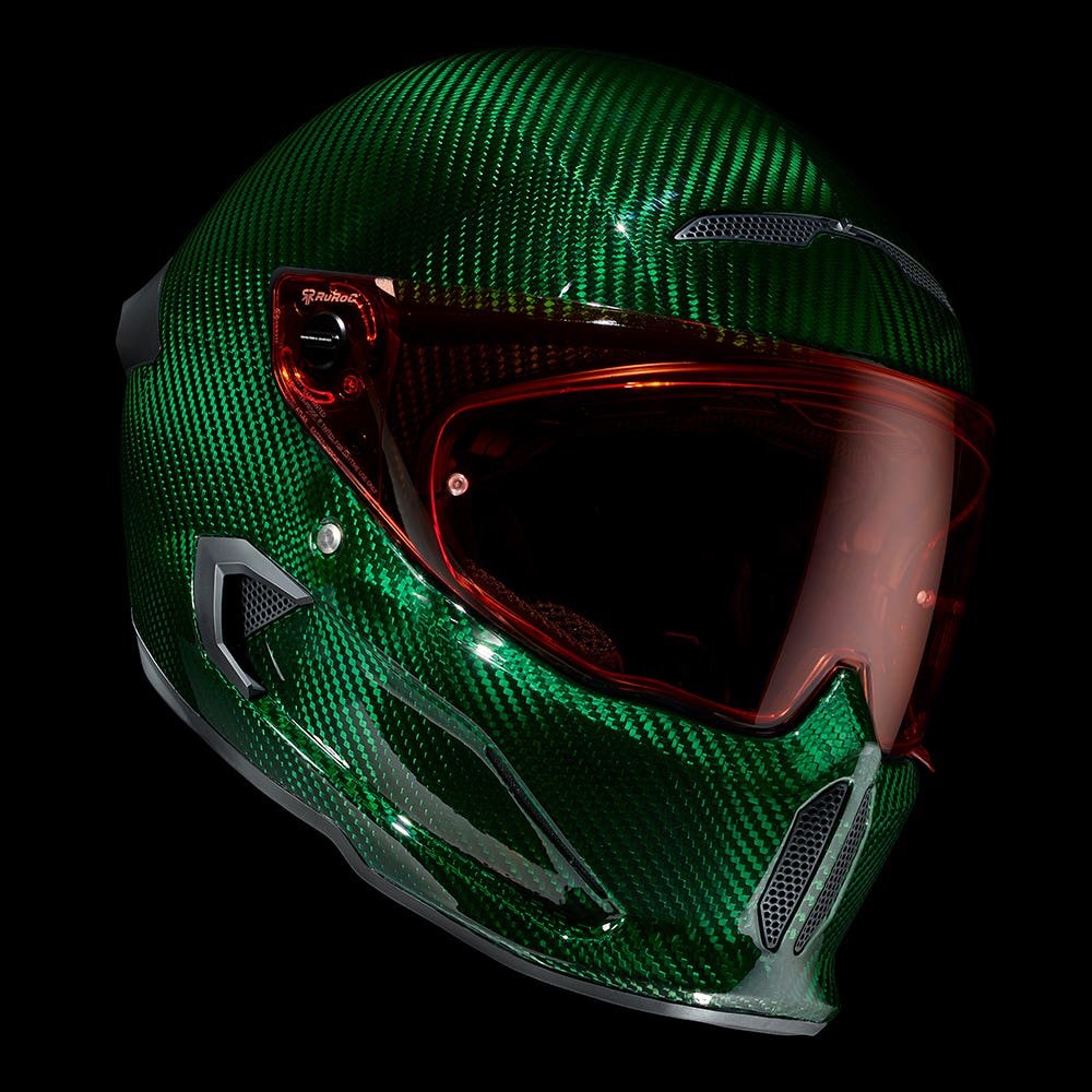 ATLAS 4.0 Emerald Carbon - Motorcycle Helmet - Ruroc