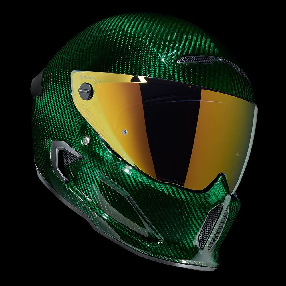 ATLAS 4.0 Emerald Carbon - Motorcycle Helmet - Ruroc