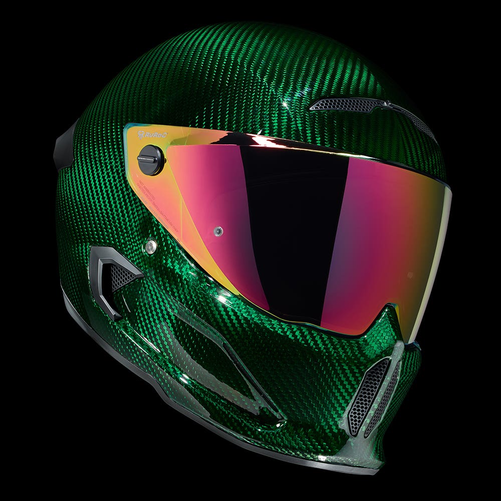 ATLAS 4.0 Emerald Carbon - Motorcycle Helmet - Ruroc